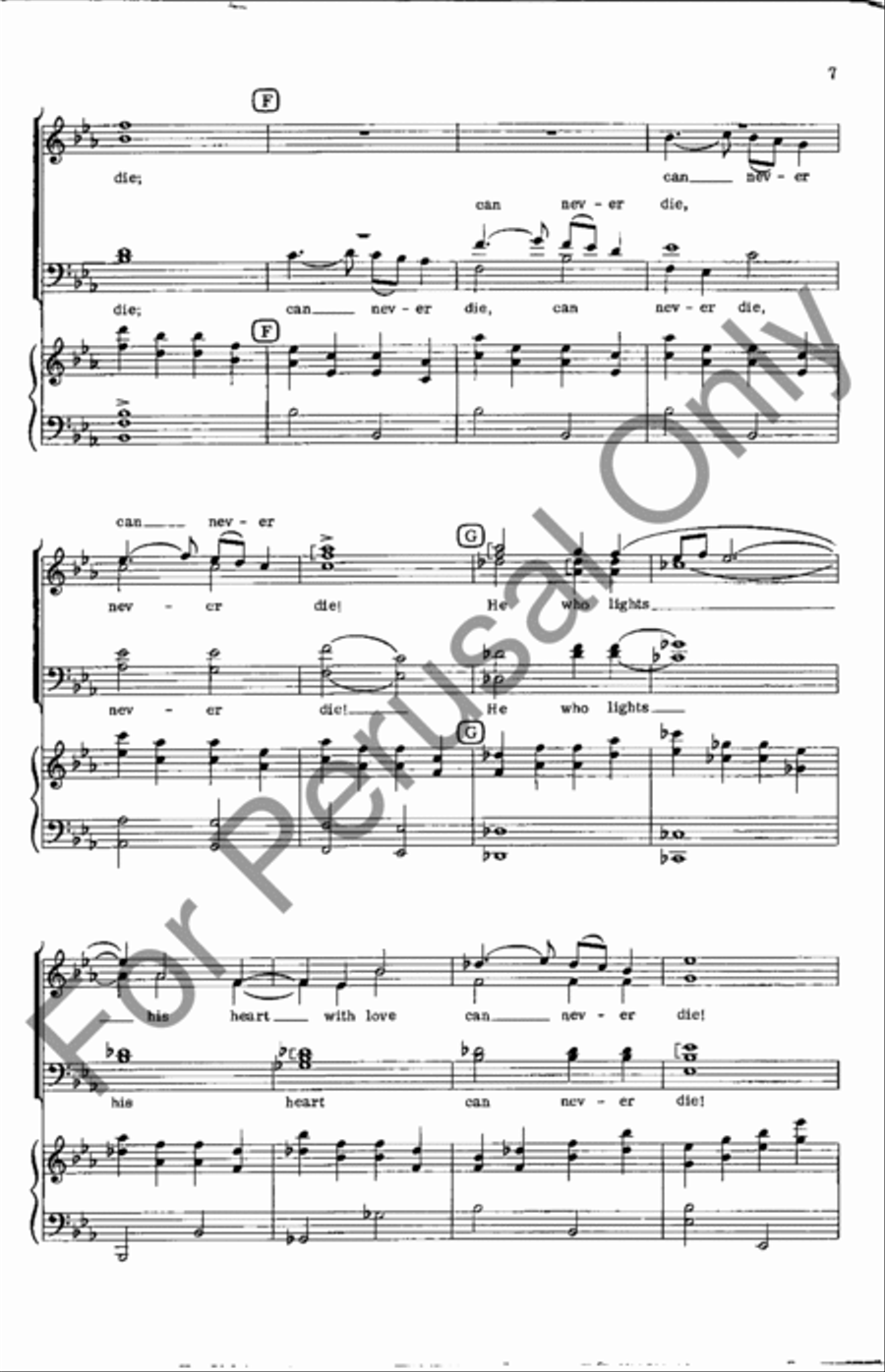 He Who Lights His Heart 4-Part scores gallery preview page 7