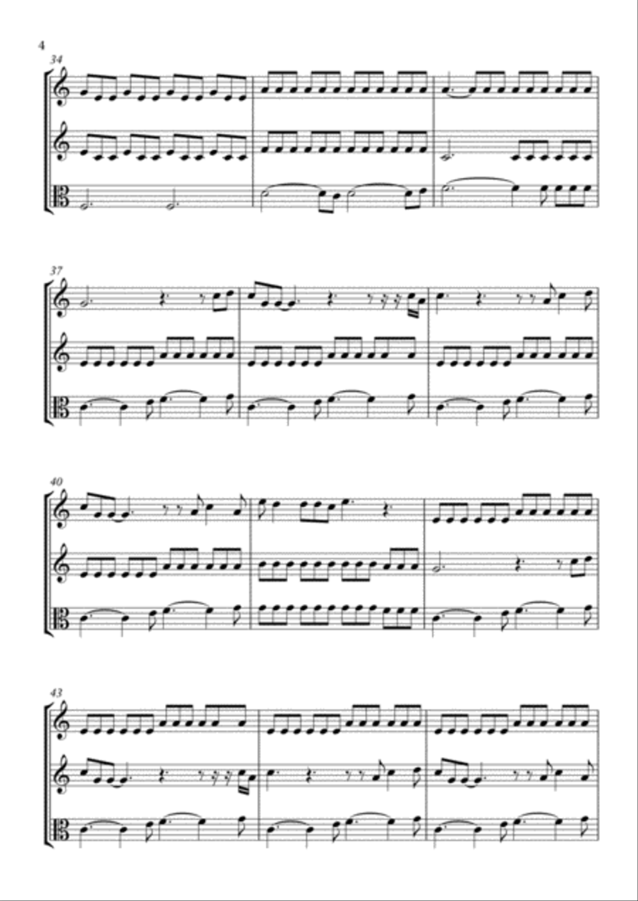 Never Tear Us Apart A Cappella scores gallery preview page 4