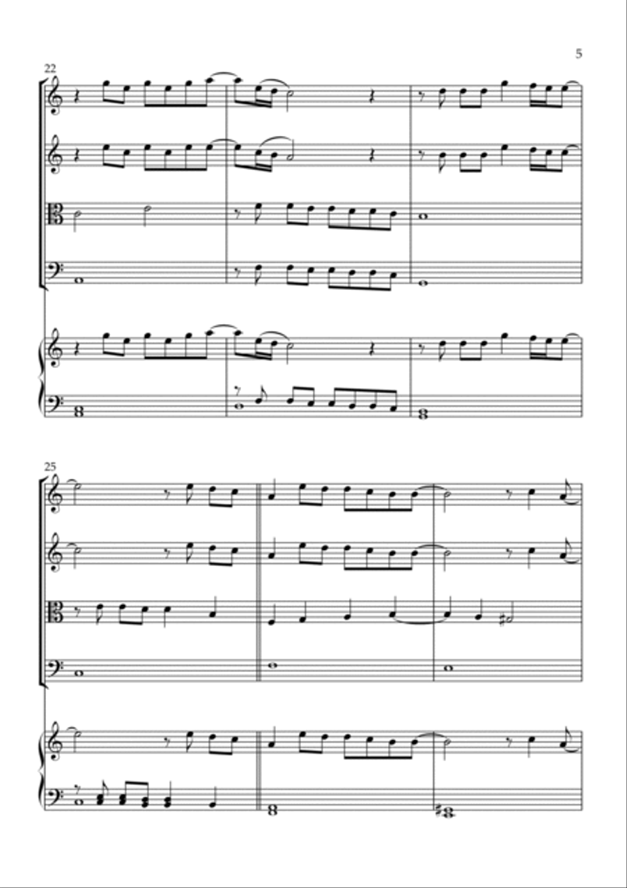 Flowers String Quartet scores gallery preview page 5