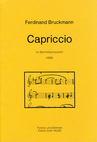 Capriccio für Blechbläserquintett (1986)