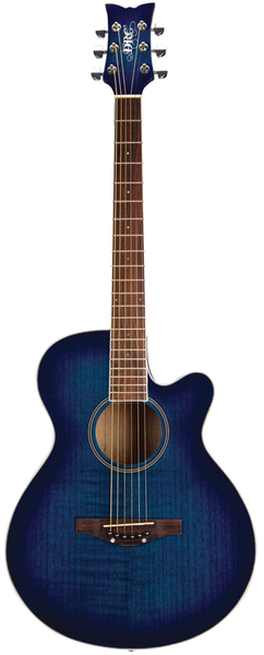 Daisy Rock Girl Guitars: Sophomore Acoustic Guitar (Boyfriend Blue)
