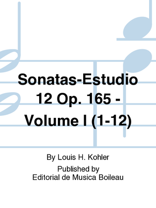 Sonatas-Estudio 12 Op. 165 - Volume I (1-12)
