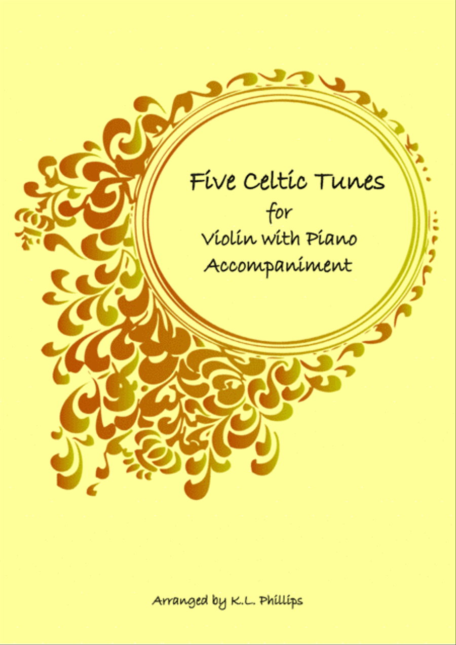 Five Celtic Tunes for Violin with Piano Accompaniment Violin Solo scores gallery preview page 1