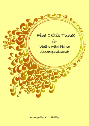 Book cover for Five Celtic Tunes for Violin with Piano Accompaniment