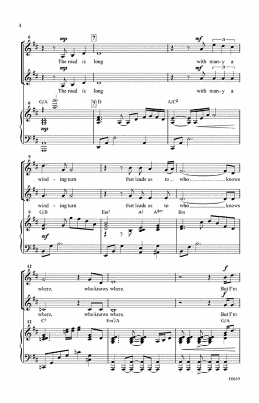 <br>Sheet music extract