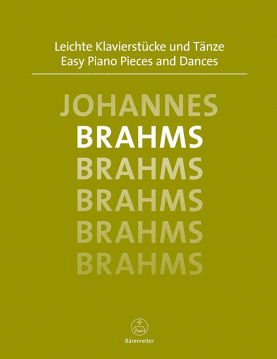 Brahms Easy Piano Pieces And Dances Urtext