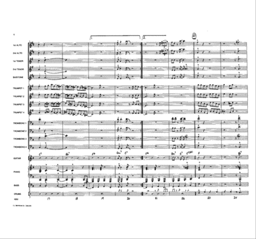 Bugle Boogie Blues Bugle Boogie Blues Jazz Ensemble scores gallery preview page 4