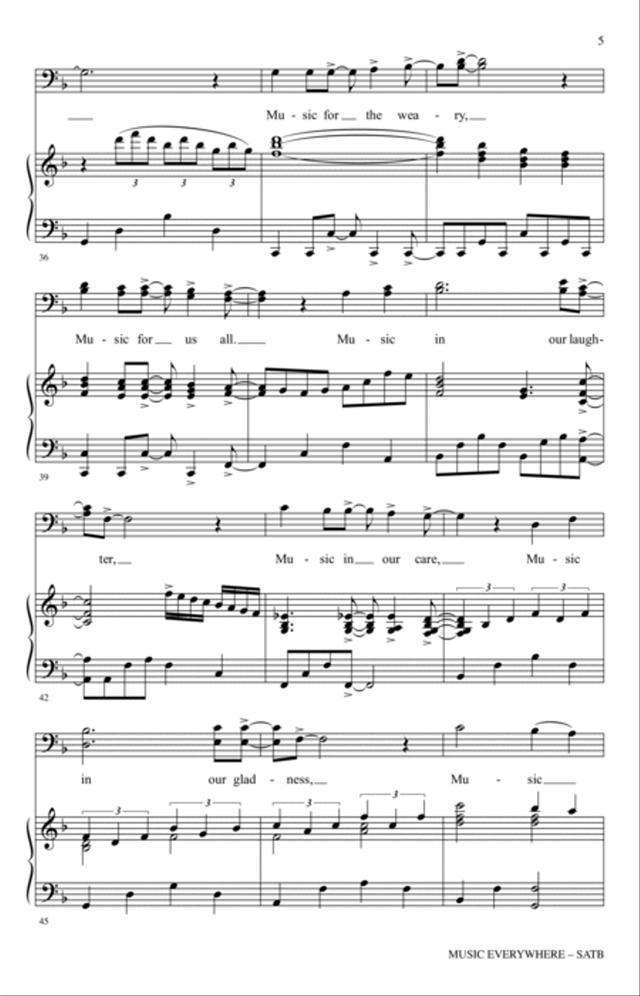 Music Everywhere 4-Part scores gallery preview page 4