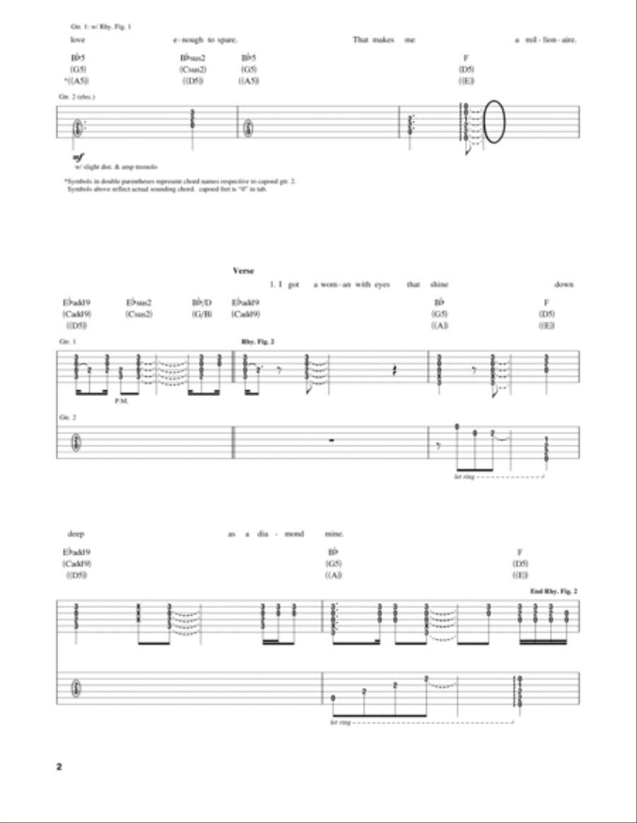 Millionaire Electric Guitar scores gallery preview page 2
