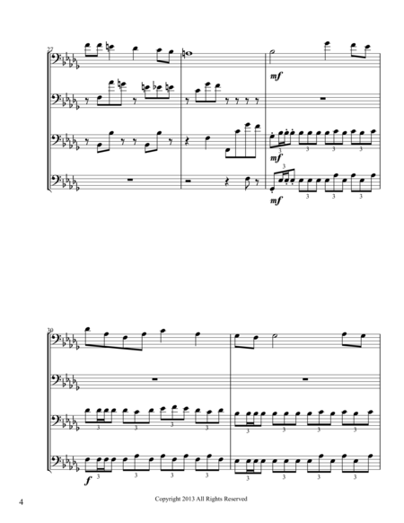 March Slave Trombone Quartet image number null