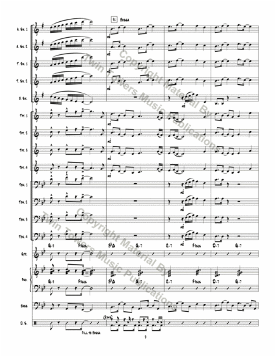 Boss of Funk Jazz Ensemble scores gallery preview page 10