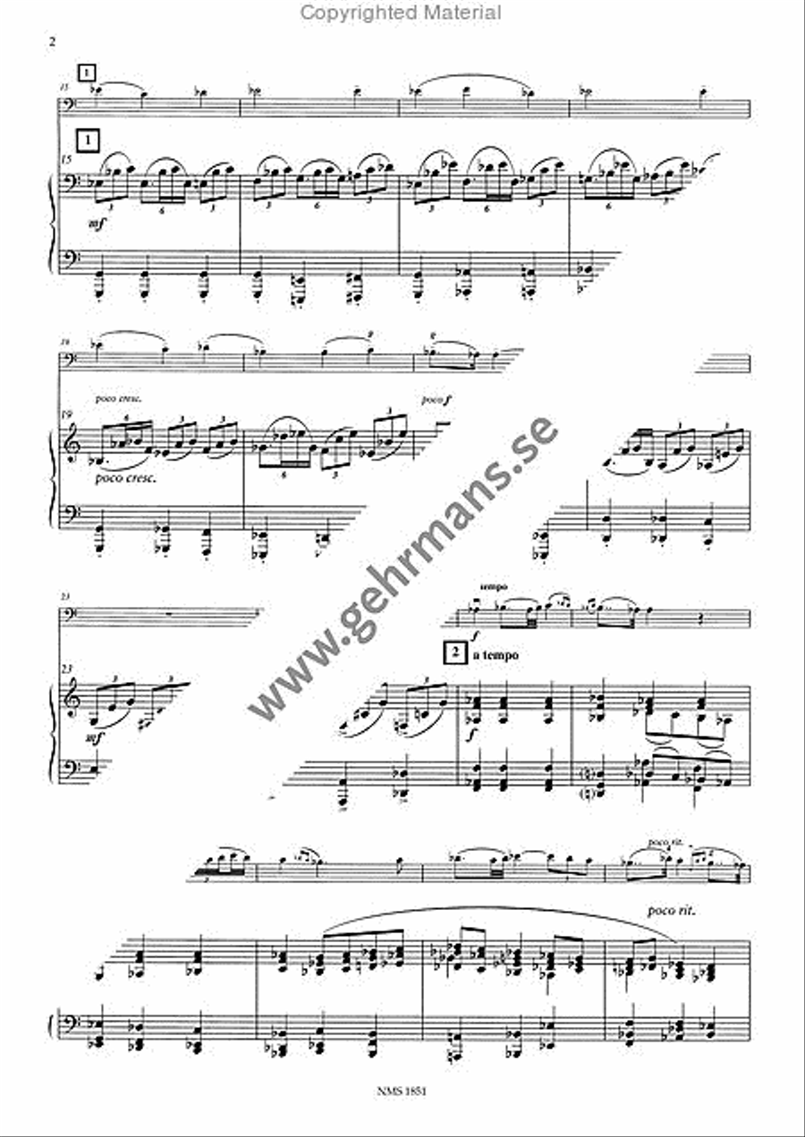 Troubadour Song Troubadour Song Piano scores gallery preview page 3