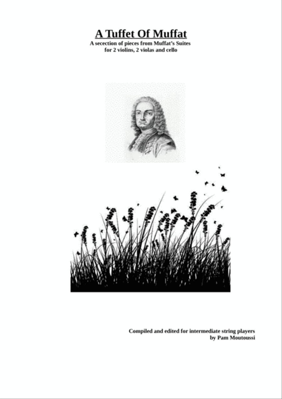 A Tuffet of Muffat (for 2 violins, 2 violas and cello) String Quartet scores gallery preview page 1