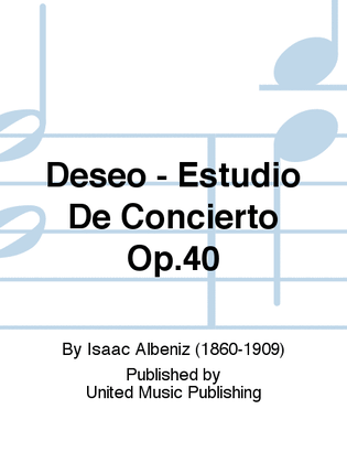 Deseo - Estudio De Concierto Op.40
