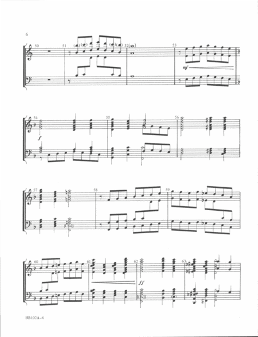 Faith - handbell part 5-Octaves scores gallery preview page 5