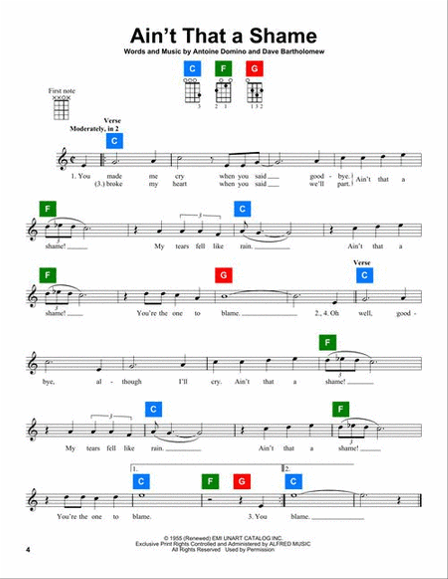 ChordBuddy Ukulele Songbook