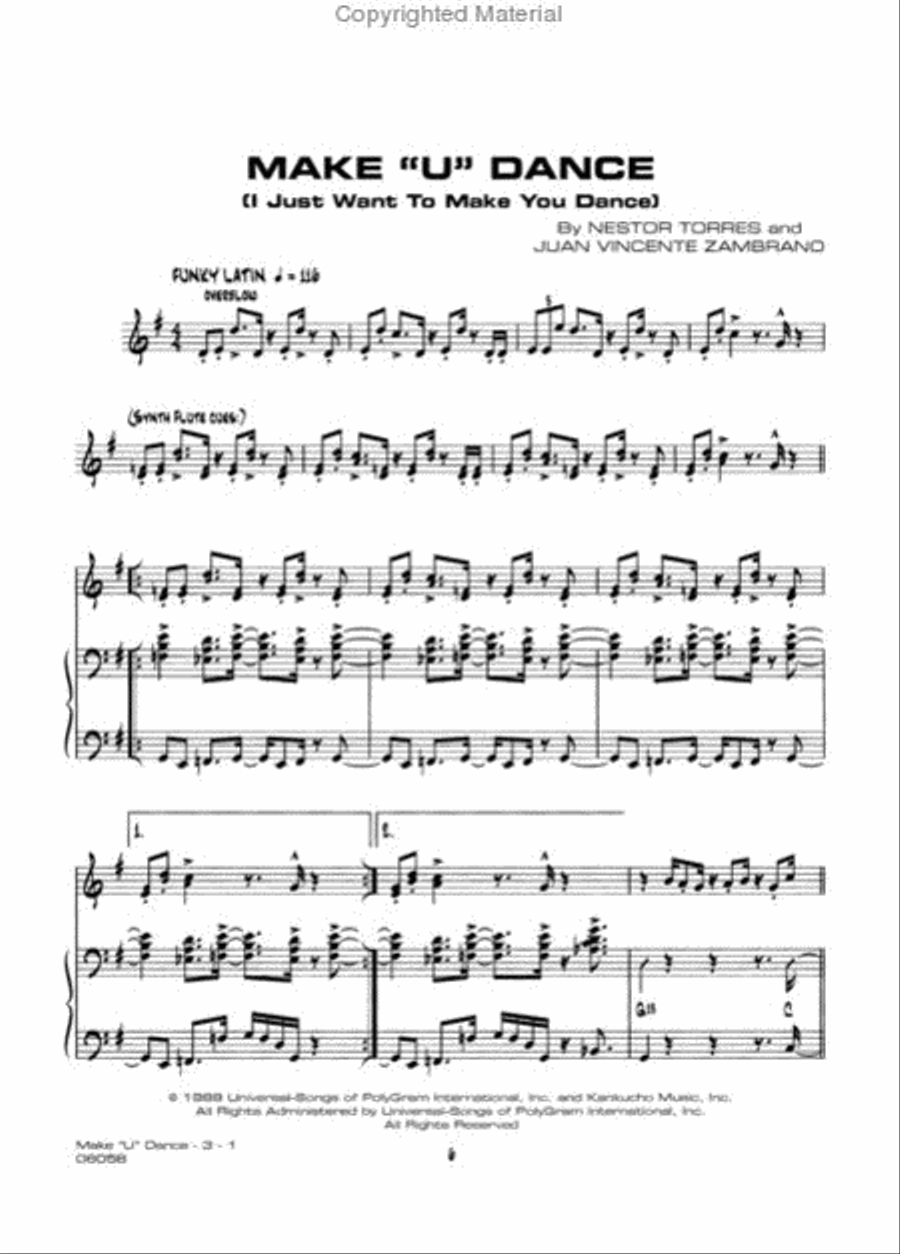 The Music of Nestor Torres (Solo Transcriptions and Performing Artist Master Class) Flute scores gallery preview page 2
