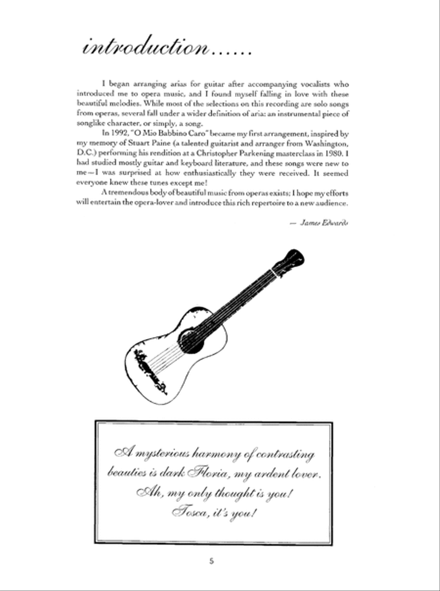 Arias for Acoustic Guitar: Operatic Melodies for Solo Guitar Acoustic Guitar scores gallery preview page 6