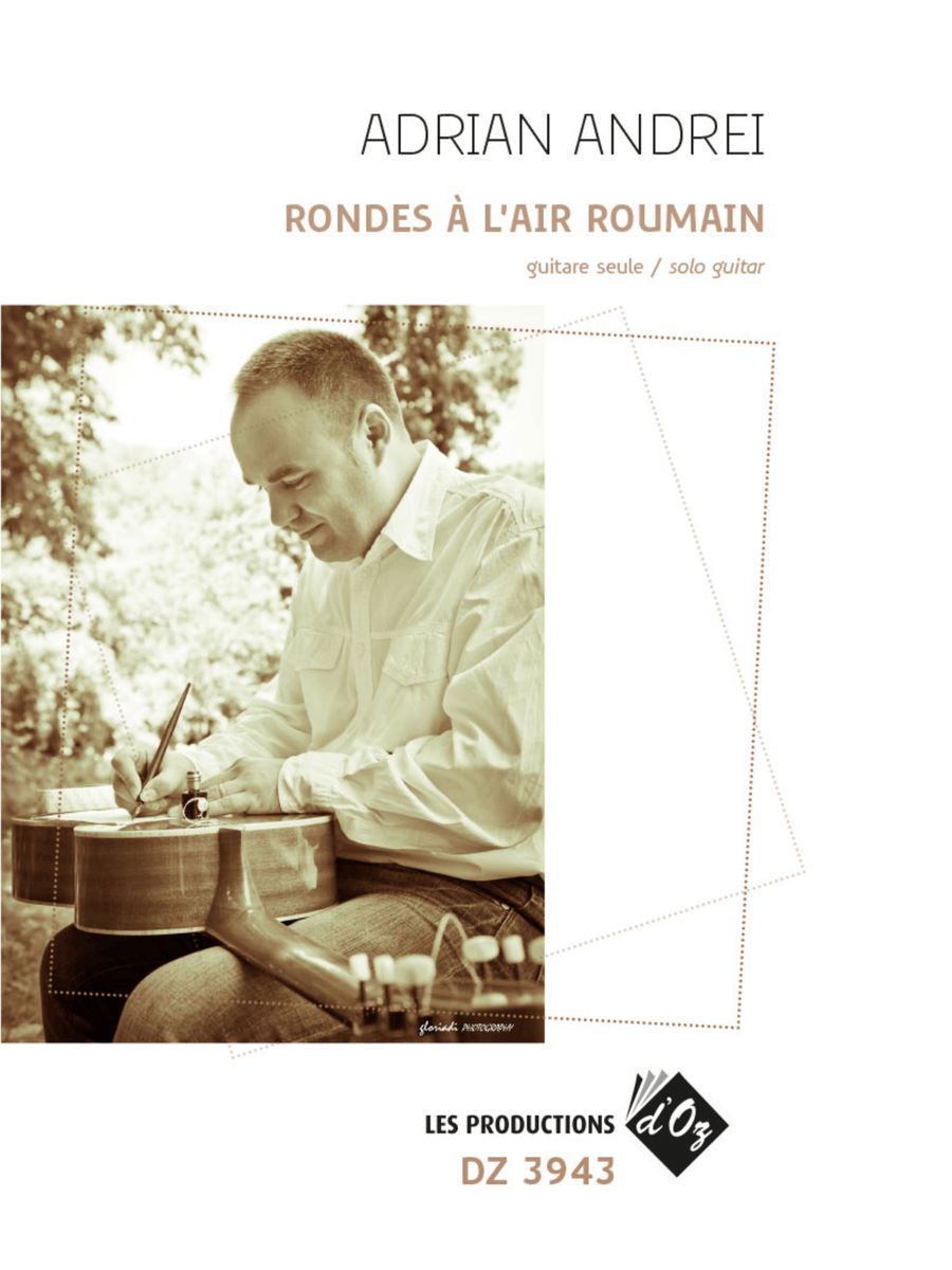 Rondes à l'air roumain by Adrian Andrei Classical Guitar - Digital Sheet Music