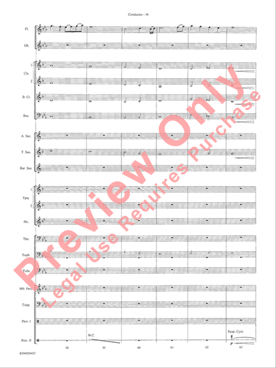 Abaco Overture Concert Band Methods scores gallery preview page 18