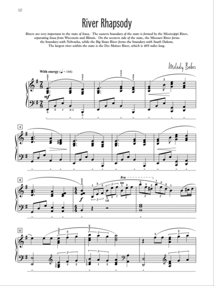 Postcards from Iowa Piano Solo scores gallery preview page 4