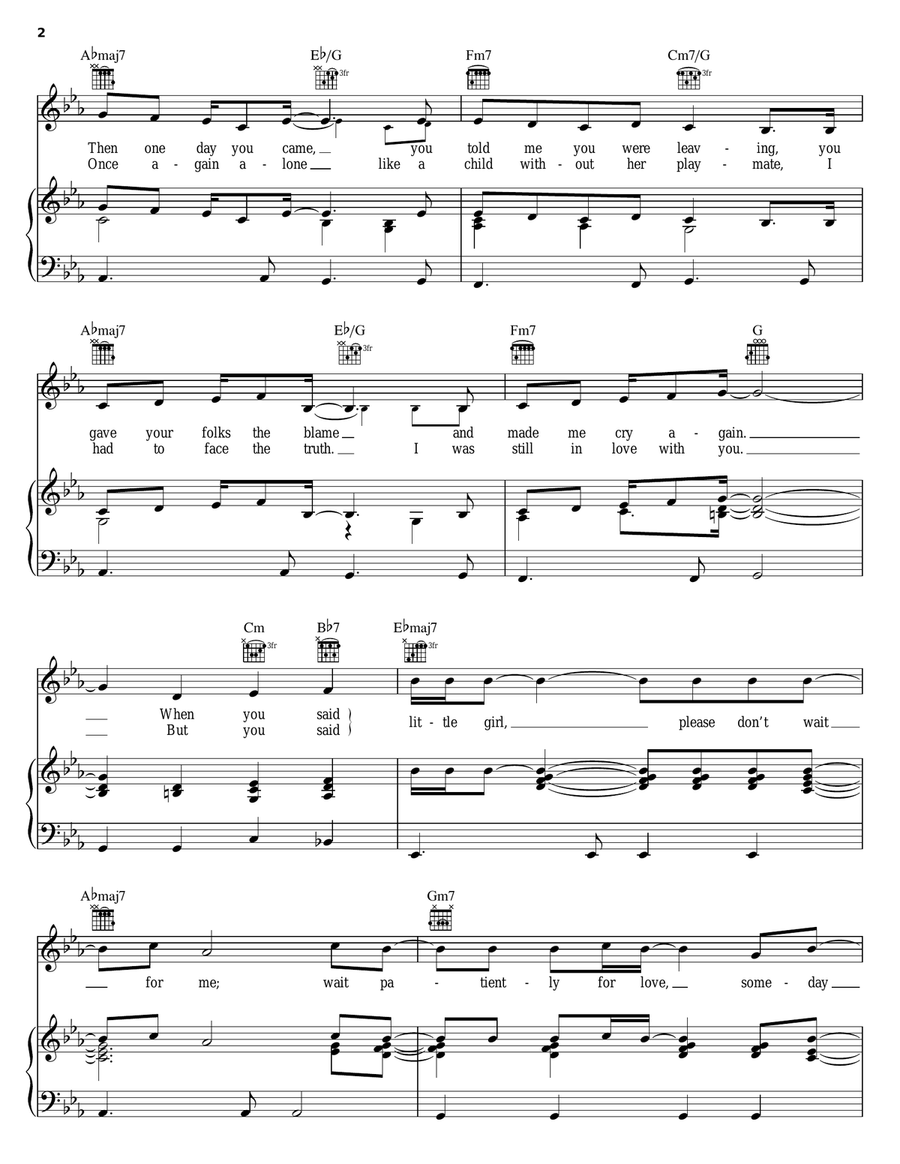 I'm Still Waiting I'm Still Waiting Piano, Vocal, Guitar scores gallery preview page 2