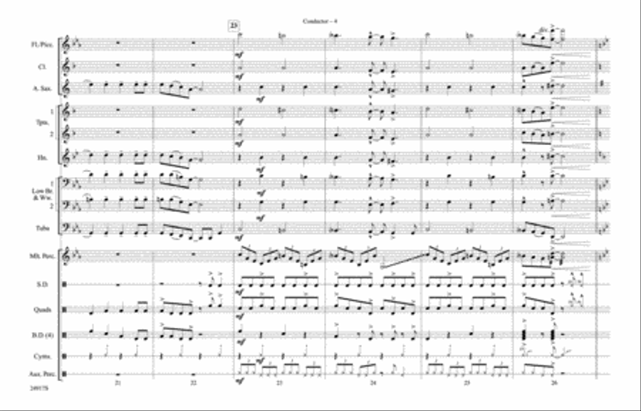 Remains of the Day (from Corpse Bride): Score Marching Band scores gallery preview page 4
