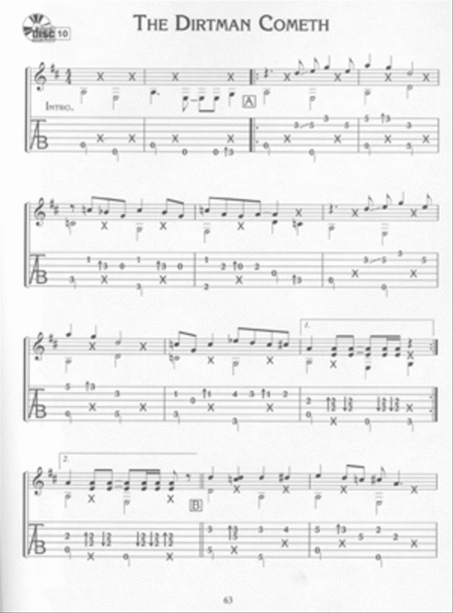 Duck Baker's Fingerstyle Blues Guitar 101 Electric Guitar scores gallery preview page 4