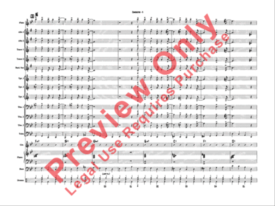 It Don't Mean a Thing (If It Ain't Got That Swing) Jazz Ensemble scores gallery preview page 6
