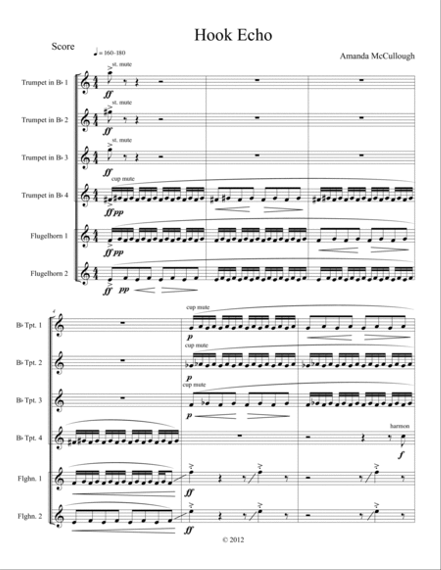 Hook Echo Hook Echo Brass Duet scores gallery preview page 3