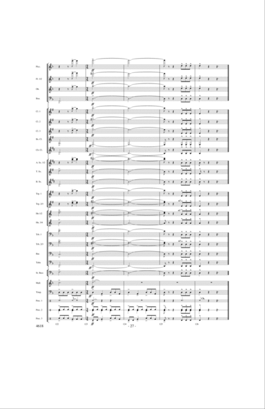 By the Rivers of Babylon Concert Band scores gallery preview page 26