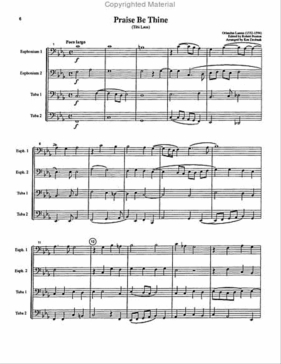Renaissance Choral Music Choir scores gallery preview page 4