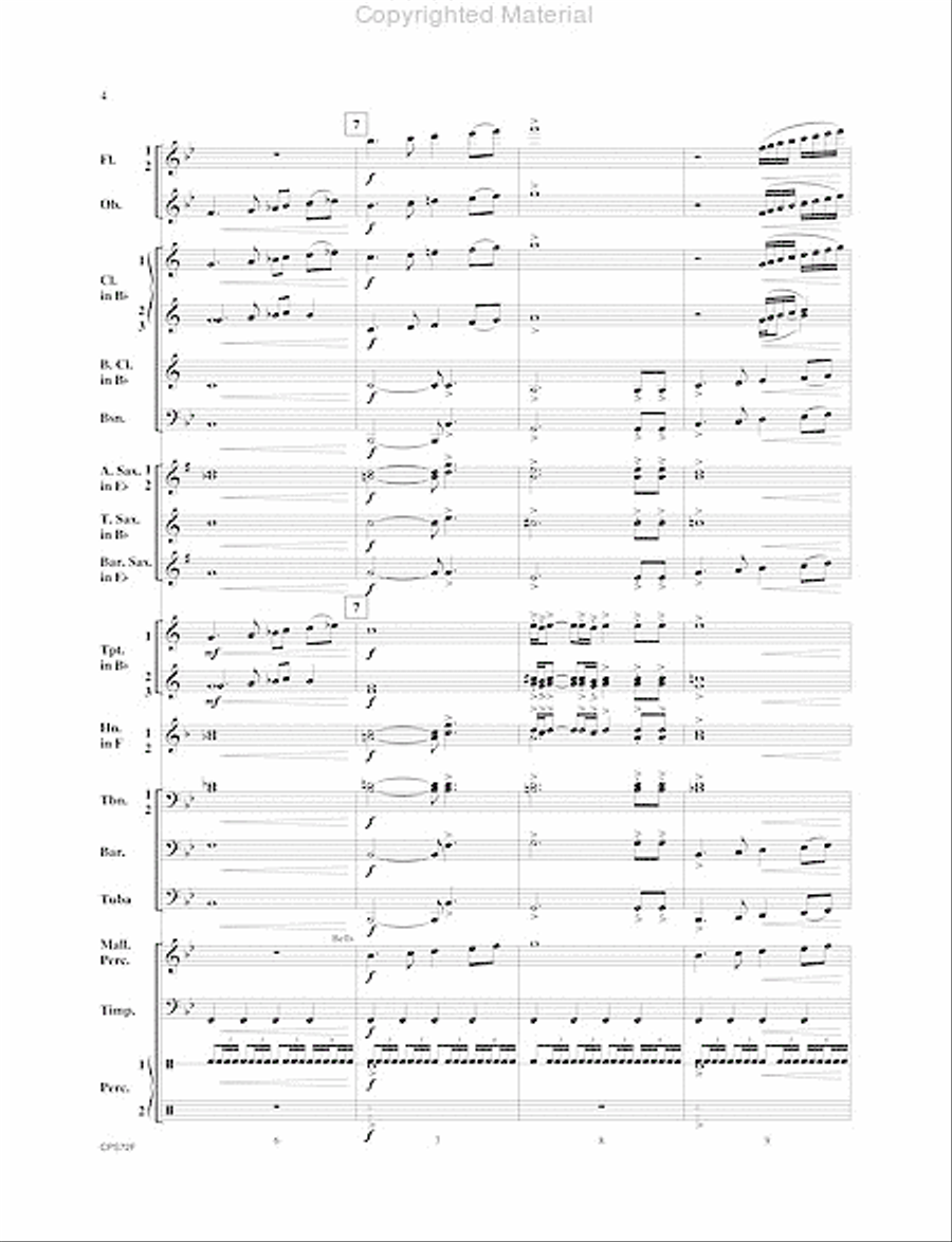Trilogy Trilogy Concert Band scores gallery preview page 5