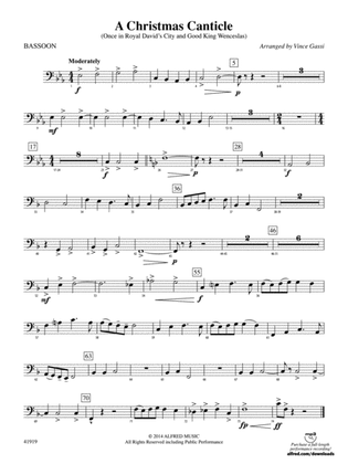 A Christmas Canticle: Bassoon