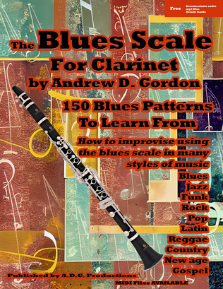 Book cover for The Blues Scale for Clarinet