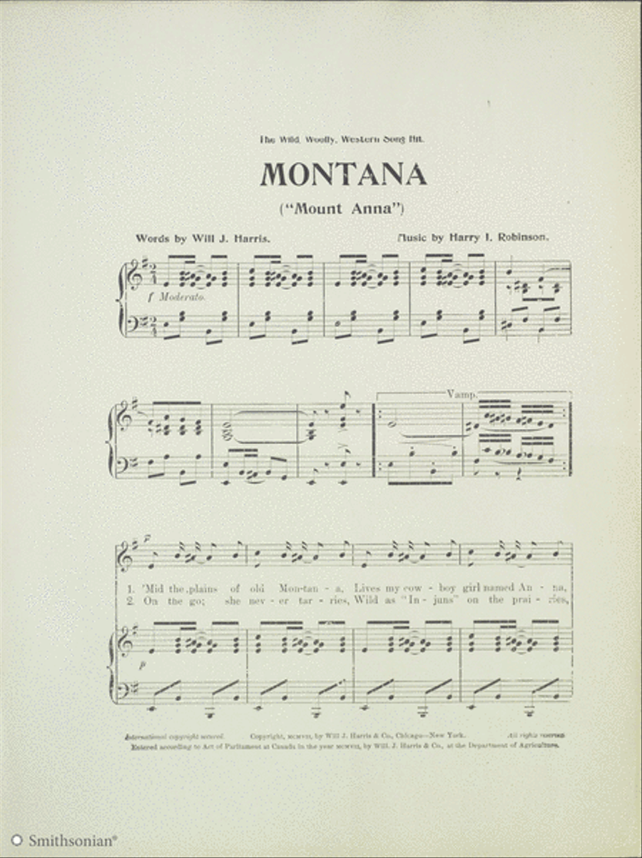 Montana Piano, Vocal scores gallery preview page 2