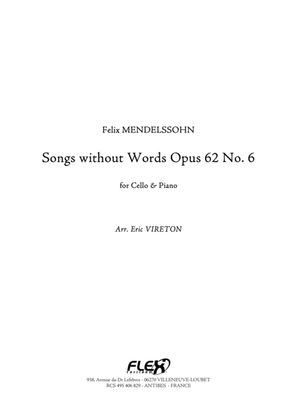 Songs without Words Opus 62 No. 6