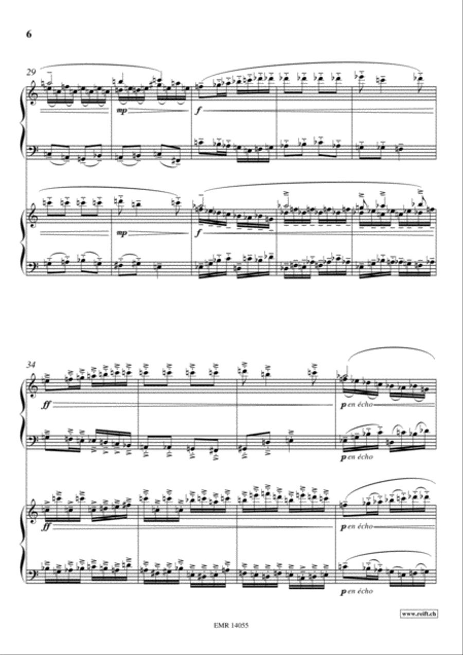 Fantasia Del Terzo Tono Fantasia Del Terzo Tono Piano Duet scores gallery preview page 6