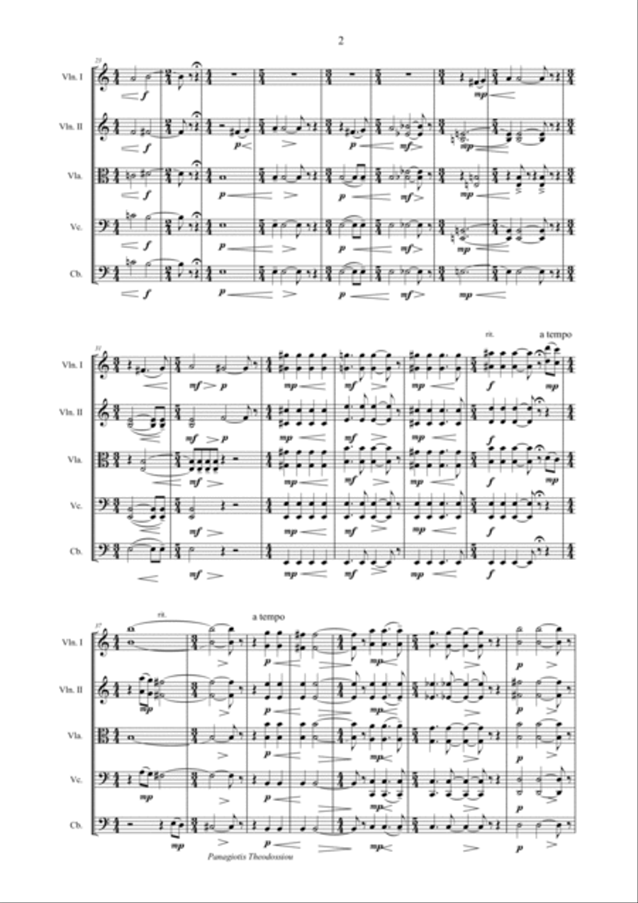 "Hymn" for string orchestra image number null