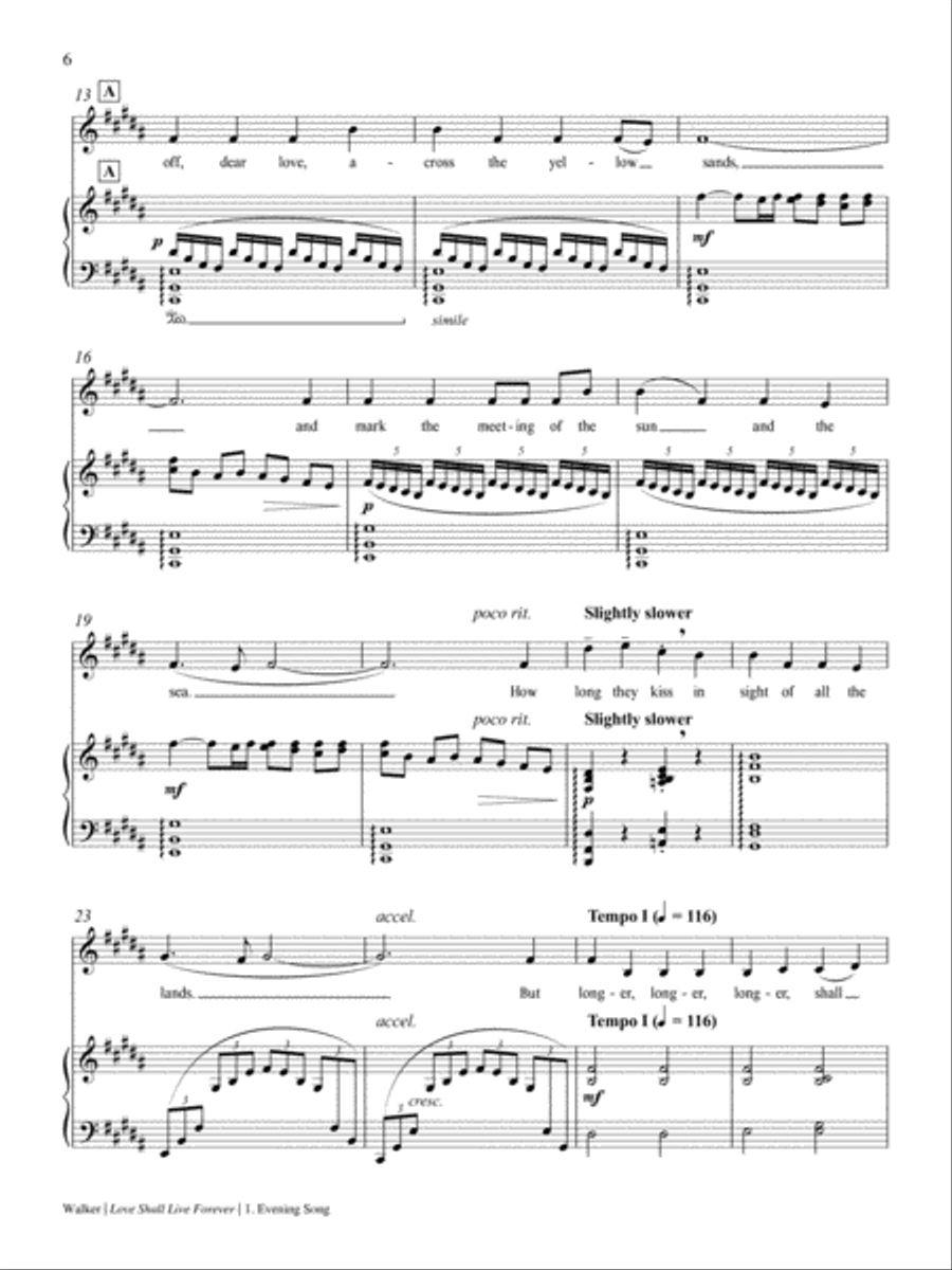 Love Shall Live Forever Low Voice scores gallery preview page 5