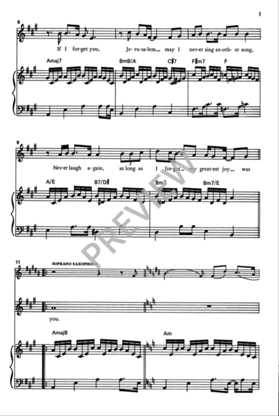 If I Forget You, Jerusalem Choir scores gallery preview page 4