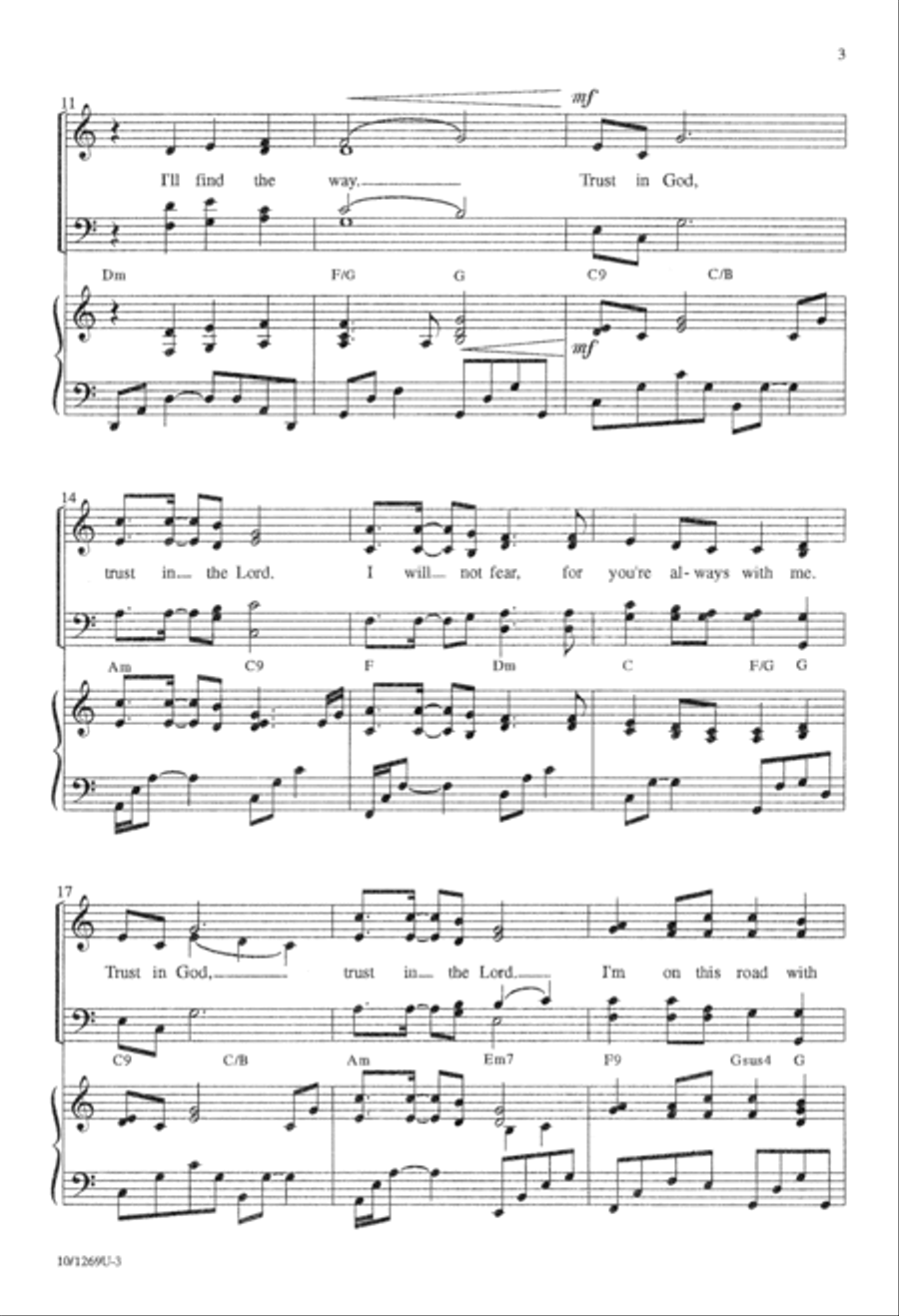 Trust in God 4-Part scores gallery preview page 3