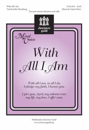 Book cover for With All I Am