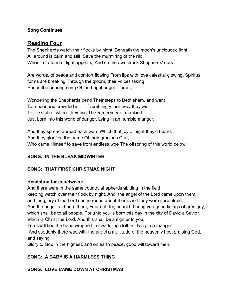 Love Came Down At Christmas (A Christmas Musical Presentation) (SATB Version) 4-Part scores gallery preview page 5