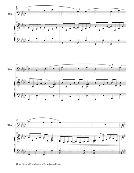 3 HYMNS OF ASSURANCE (for Trombone and Piano with Score/Parts) image number null