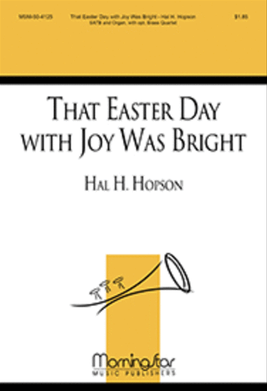 That Easter Day with Joy Was Bright 4-Part scores gallery preview page 1