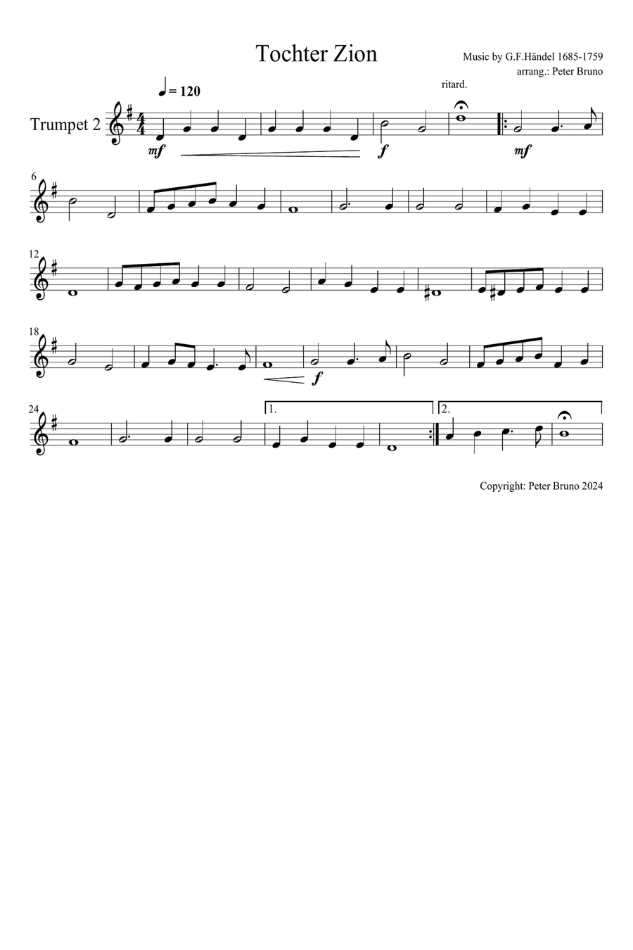 10 Weihnachtslieder für Bläser Quartett / 10 Christmas Songs For Brass Ensemble Brass Quartet scores gallery preview page 6