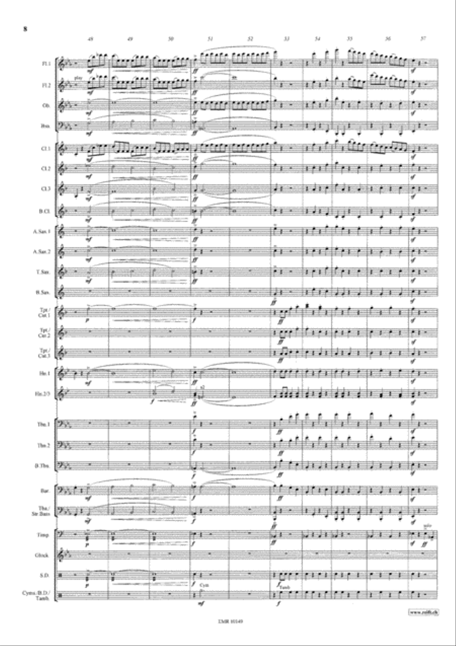 Ruslan And Ludmilla Concert Band scores gallery preview page 9