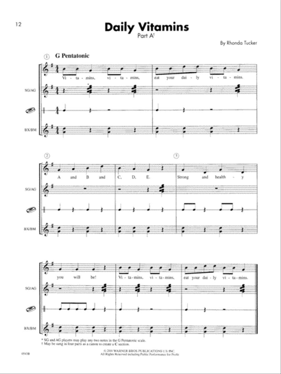 Words to Play By Words to Play By Percussion scores gallery preview page 6