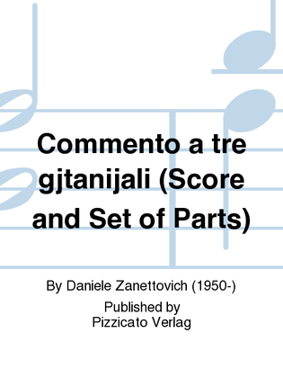 Commento a tre gjtanijali (Score and Set of Parts)